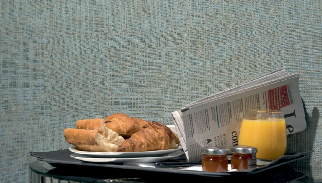 Elitis CV 111 69 Raffia Raffia HPC Unique écrin - tapeta obiektowa imitująca rafię