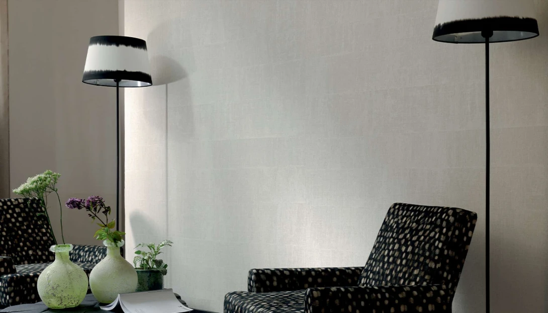 Elitis CV 103 20 Eldorado Atelier d'artiste HPC A vol d'oiseau - tapeta obiektowa imitująca rafię