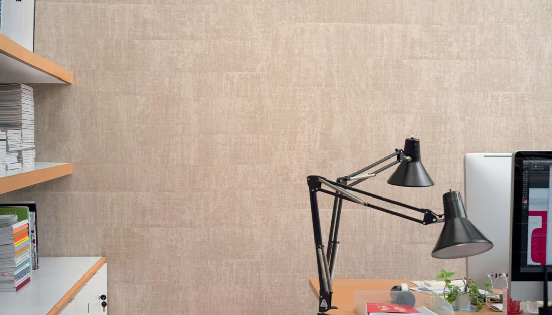 Elitis CV 103 41 Eldorado Atelier d'artiste HPC Voyage hors du temps - tapeta obiektowa imitująca rafię