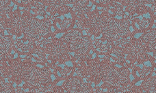 Arte 80011 Flamant Les Mémoires Japonais Lagune - tapeta w kwiatowy ornament
