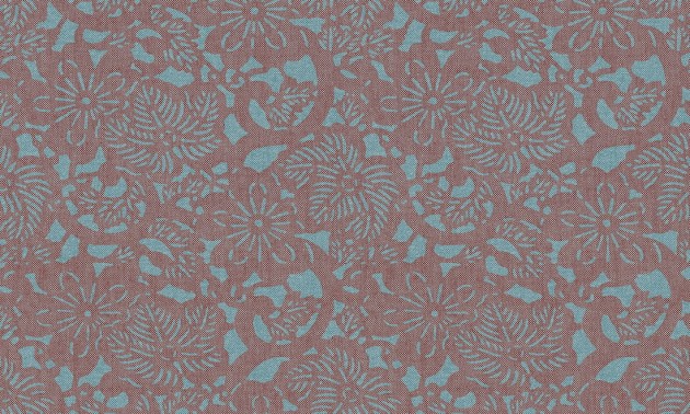Arte 80011 Flamant Les Mémoires Japonais Lagune - tapeta w kwiatowy ornament