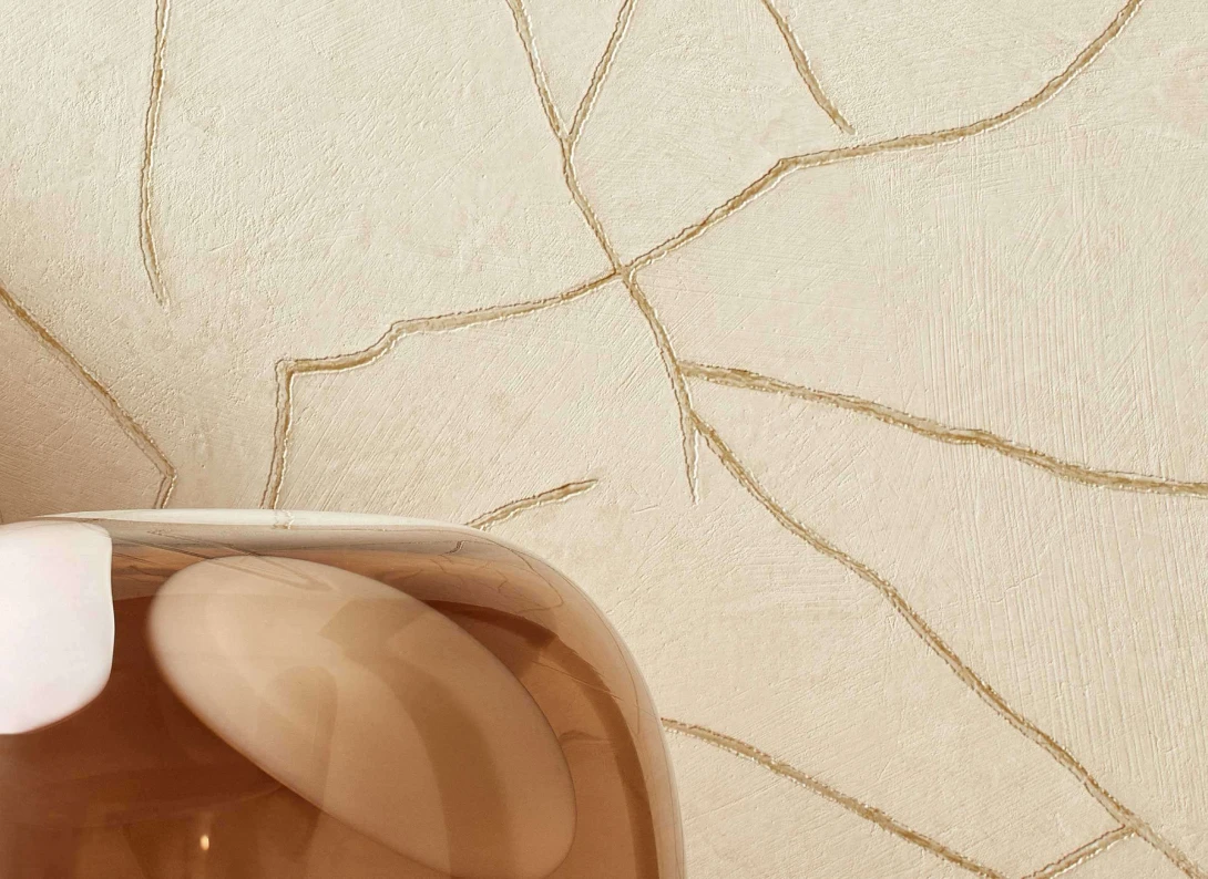 Elitis VP 1004 51 Kintsugi Kintsugi Une exigence naturelle - tapeta z efektem spękania
