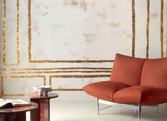 Elitis VP 1007 01 Kintsugi Les marques de l'Empire - mural w prostokąty