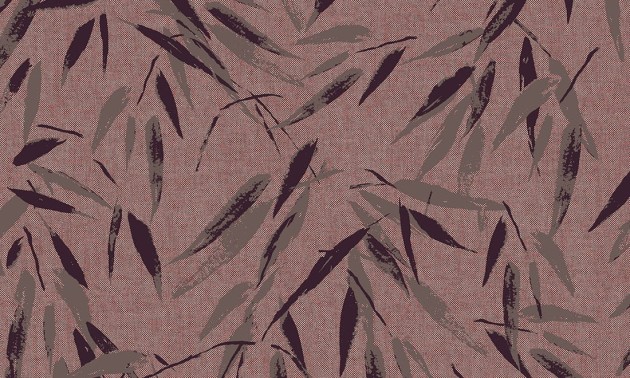 Arte 80020 Flamant Les Mémoires Bambou Fragole - tapeta w liście bambusa