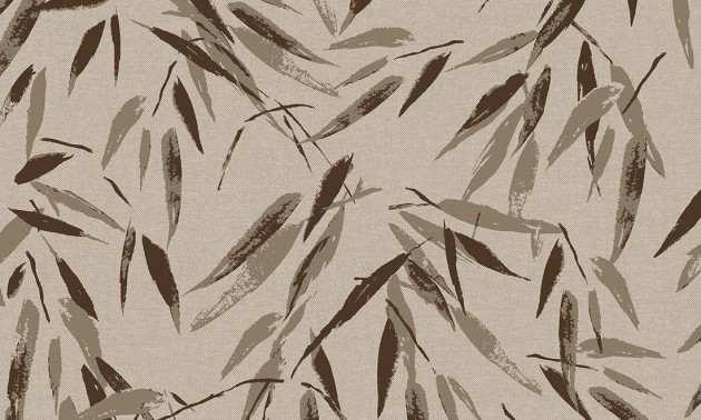 Arte 80022 Flamant Les Mémoires Bambou Bord de Seine - tapeta w liście bambusa