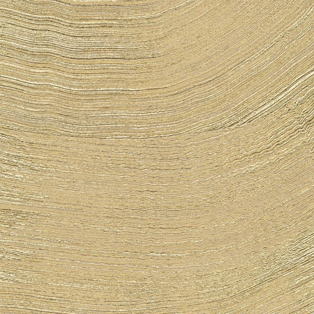 Elitis VP 1029 91 Lanzarote Calero metal Ruée vers l'or - tapeta metaliczna w fale