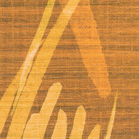 Elitis VP 1043 01 Madagascar Arrowroot Raw Raffia Nosara Coucher de soleil sur le Pacifique - mural w liście i chmury