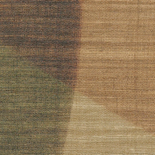 Elitis VP 1044 02 Madagascar Arrowroot Raw Raffia Ova prima La sève et le feu - mural w owalne kształty