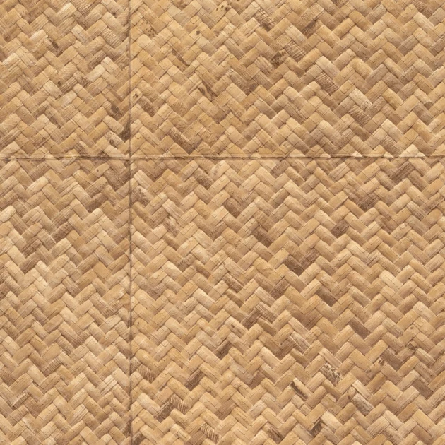 Elitis VP 984 73 Matières Végétales Rotin Tresser des liens - tapeta imitująca rattan