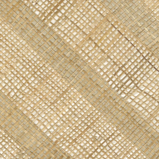 Elitis RM 1115 02 Origine Trenza Éclat bohême - tapeta z abaki w geometryczną mozaikę