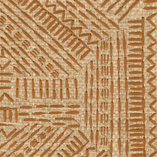 Elitis RM 1113 35 Origine Alphabet Pigment d'argile - tapeta z rafii haftowana