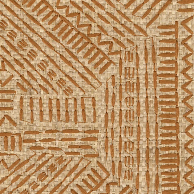 Elitis RM 1113 35 Origine Alphabet Pigment d'argile - tapeta z rafii haftowana
