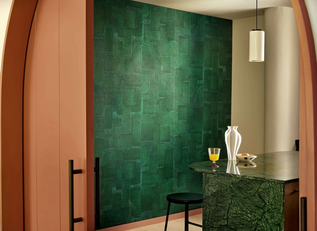 Elitis VP 1018 50 Sangpi Sangpi Un voile de brume - tapeta inspirowana kartkami papieru