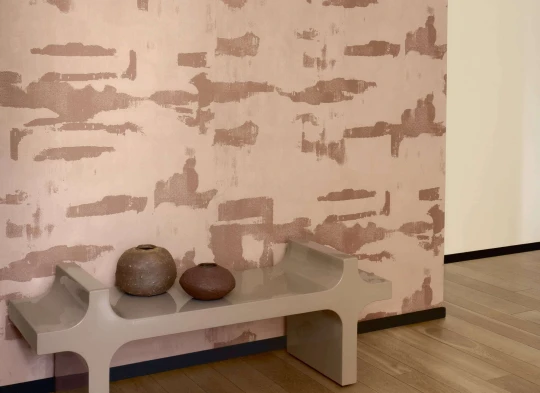 Elitis RM 1085 04 Velatura Kasumi Terres éternelles - tapeta tekstylna w przecierkę