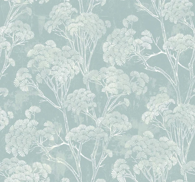 Wallquest CH31202 Chinoiserie Yulin Trees Stargazer - tapeta w drzewa