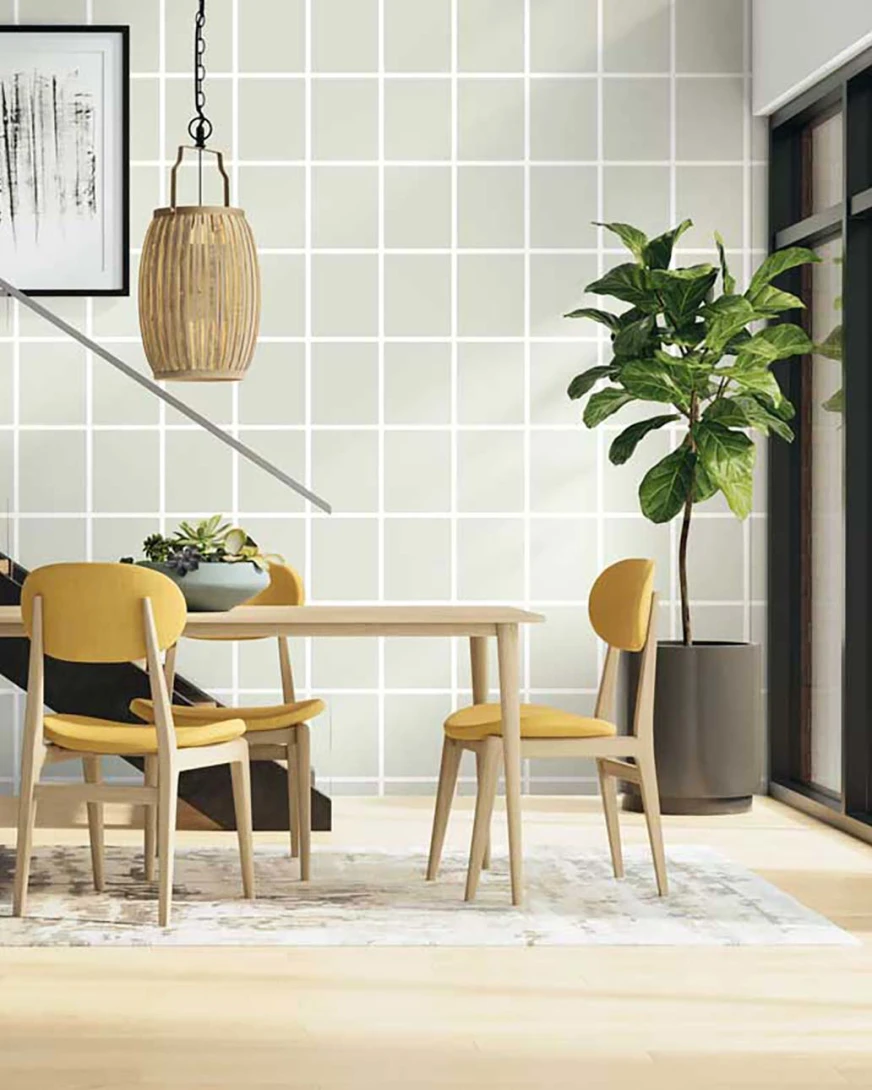 Wallquest GM30105 Geometry Arvandor Sable - tapeta w kratkę