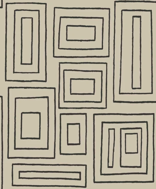 Wallquest GM30407 Geometry Kitezh Oat - tapeta geometryczna