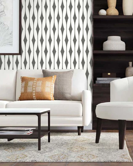 Wallquest GM30900 Geometry Dorado Scandi Wood - tapeta geometryczna