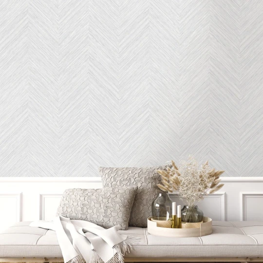 Wallquest JC30000 Grasseffects 2 Abilene Linen Twill - tapeta w jodełkę