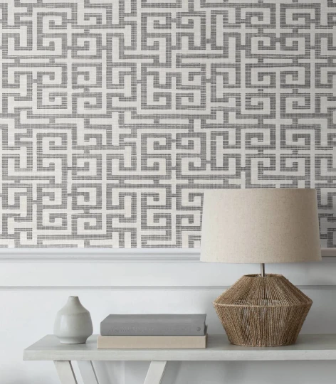 Wallquest JC30610 Grasseffects 2 Wamego Wrought Iron - tapeta geometryczna