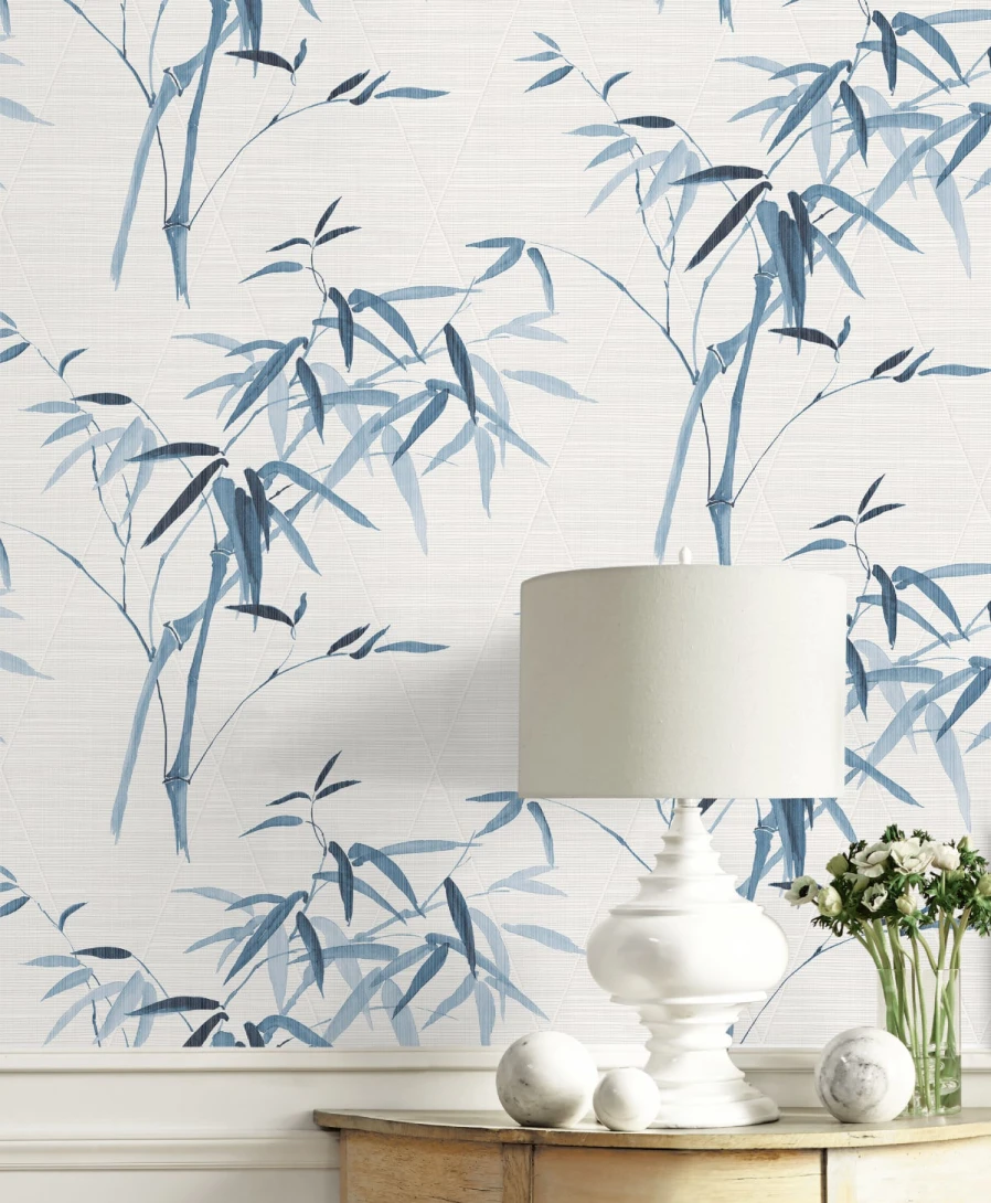 Wallquest JC30902 Grasseffects 2 Chadron Cool Breeze - tapeta w liście