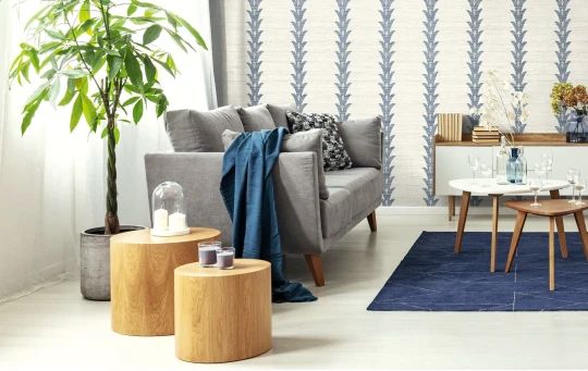 Wallquest JC31502 Grasseffects 2 Valentine Tide - tapeta w paski roślinne