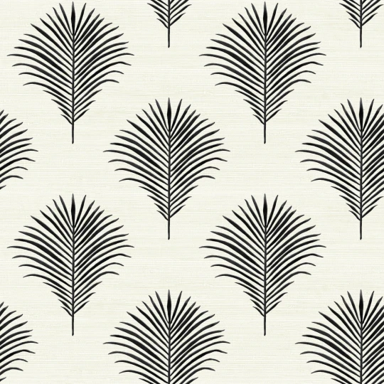 Wallquest GL20200 Grasslands Marco on Grasscloth Grasslands Bold - tapeta materiałowa w liście palm