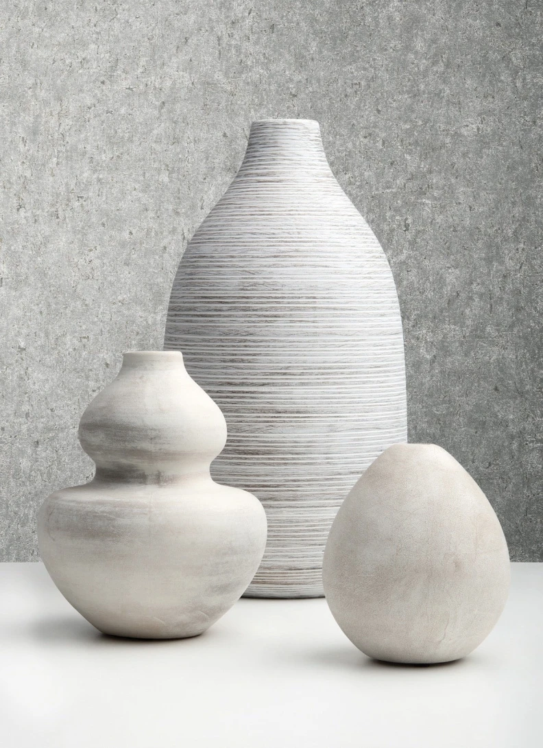 Wallquest GL20708 Grasslands Madeira Silver Stone - tapeta imitująca korek