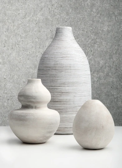 Wallquest GL20708 Grasslands Madeira Silver Stone - tapeta imitująca korek
