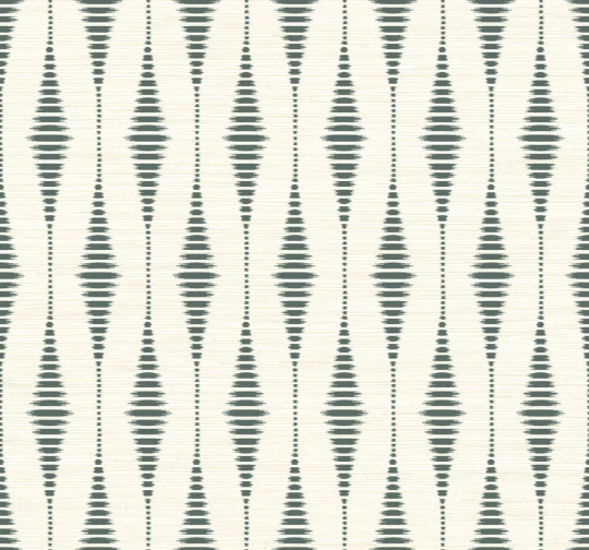 Wallquest GL21100 Grasslands Rabaul Ikat Authentic Weave - tapeta w pasy zebry