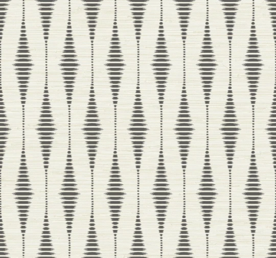 Wallquest GL21106 Grasslands Rabaul Ikat Natural - tapeta w pasy zebry