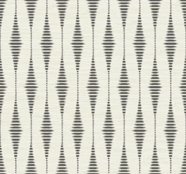 Wallquest GL21106 Grasslands Rabaul Ikat Natural - tapeta w pasy zebry