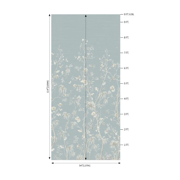 Wallquest GL22202M Grasslands Maisome Mural Chino Ice - mural roślinny