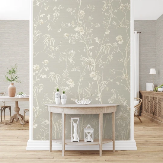 Wallquest GL22208M Grasslands Maisome Mural Chino Fog - mural roślinny