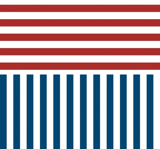 Wallquest SR20201 Nantucket Stripes Revisited Dylan Americana - tapeta w paski poziome i pionowe