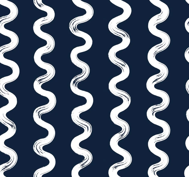 Wallquest SR20302 Nantucket Stripes Revisited Gali Deep Seas - tapeta w fale