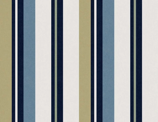 Wallquest SR20512 Nantucket Stripes Revisited Marina Cadet - tapeta z retro paski
