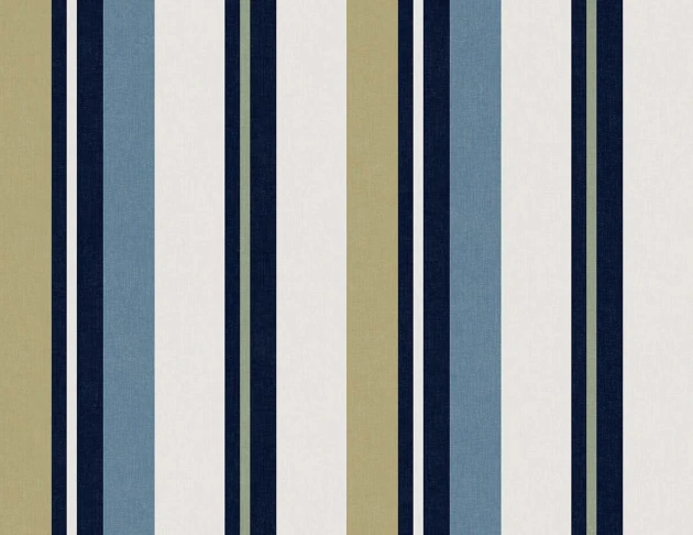 Wallquest SR20512 Nantucket Stripes Revisited Marina Cadet - tapeta z retro paski