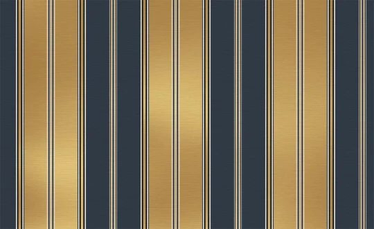 Wallquest SR21005 Nantucket Stripes Revisited Bay Oro - tapeta w paski