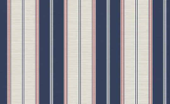 Wallquest SR21012 Nantucket Stripes Revisited Bay Space - tapeta w paski