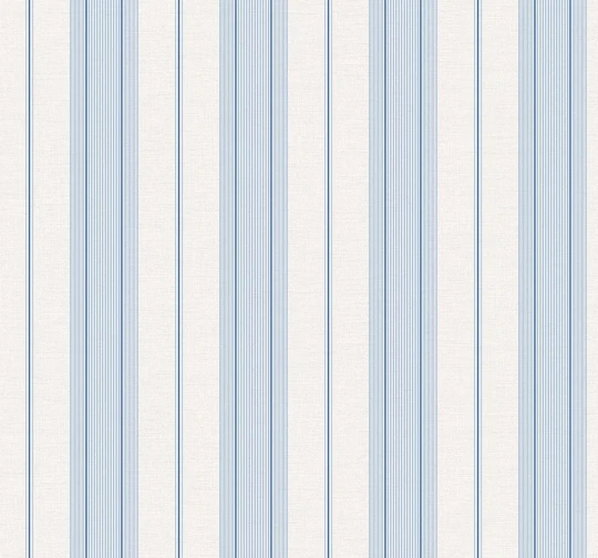 Wallquest SR21612 Nantucket Stripes Revisited Sailor Bluebell - tapeta w paski
