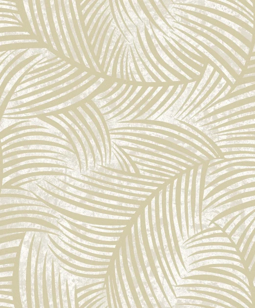 Wallquest EL20607 Neutral Elements Zephyra Glitz Glass Beads - tapeta w liście