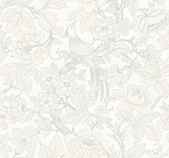 Wallquest EC80400 Newport Beaufort - tapeta w rośliny i ptaki