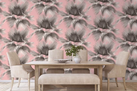 Wallquest EC81901 Newport Summer Palm - tapeta w palmy