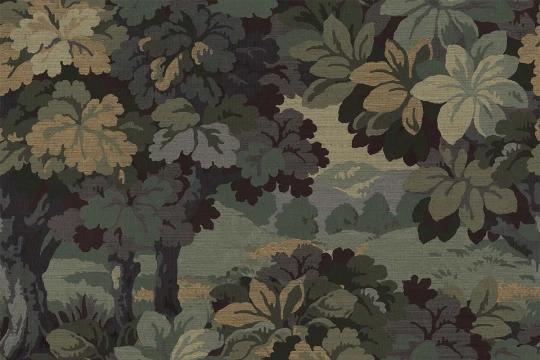 Wallquest TR70101 Trees Woodland Forest Midnight Forest - tapeta w leśny pejzaż