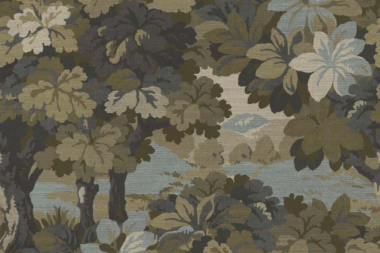 Wallquest TR70106 Trees Woodland Forest Roasted Beans - tapeta w leśny pejzaż