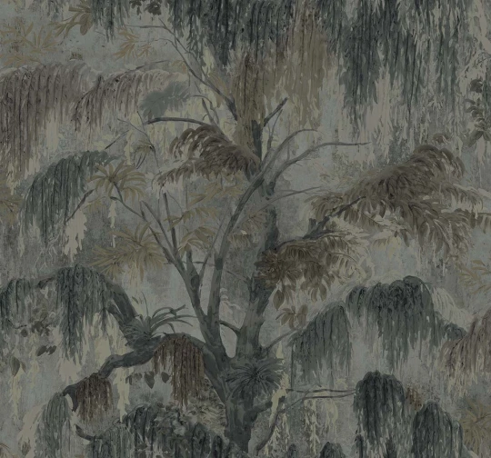 Wallquest TR70200 Trees Spanish Moss Rain - tapeta w egzotyczne drzewa