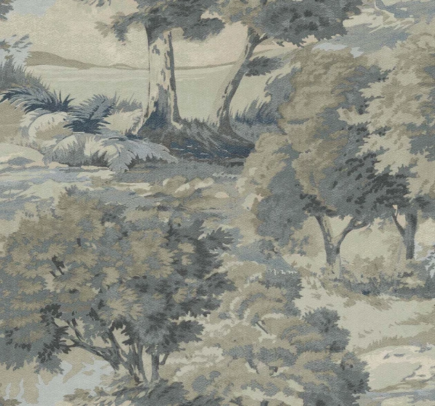 Wallquest TR70702 Trees Scenic Trees Seashell - tapeta w pejzaż z drzewami