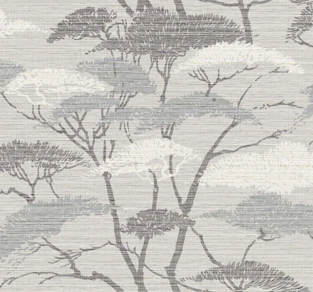 Wallquest TR71408 Trees Sanctuary Stone - tapeta w sosny pinie