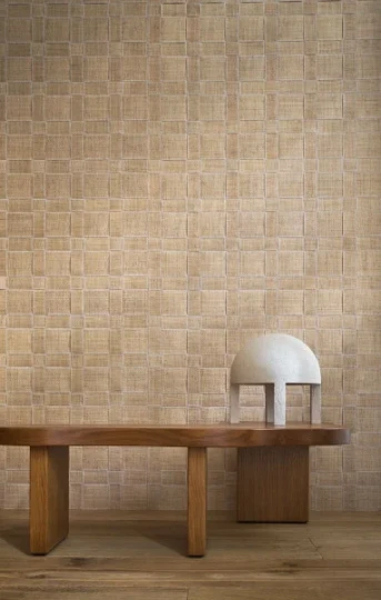 Casamance 74900189 Taormina Manoria Naturel - tapeta ręcznie tkana z rafii